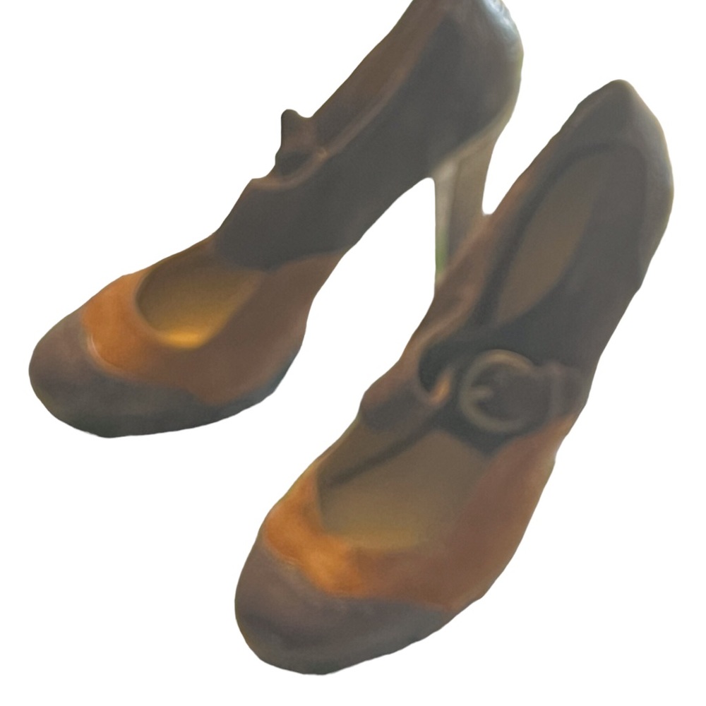 VINTAGE BANDOLINO BROWN SPECTATOR SHOES 8